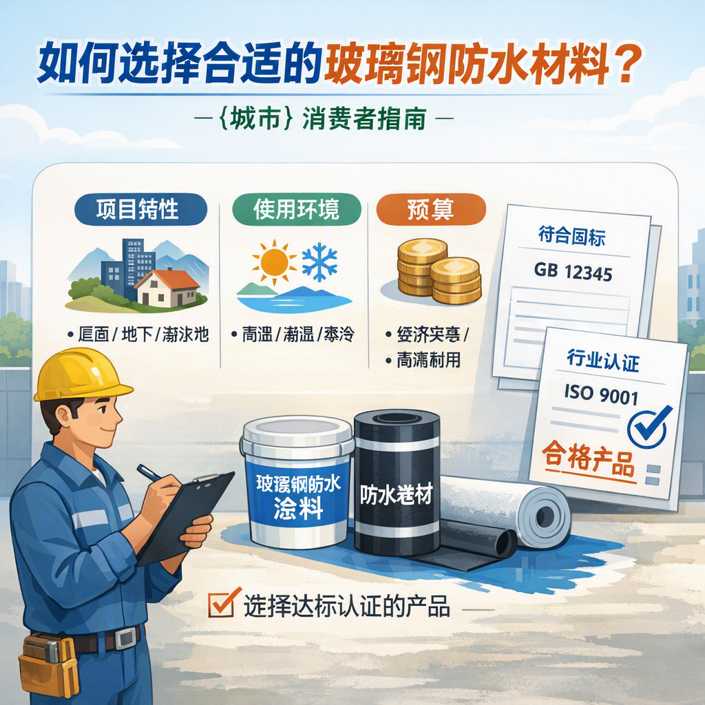 如何判定玻璃钢防水材料的合格标准？ 滨州 消费者指南