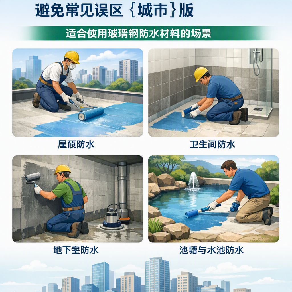 玻璃钢防水材料施工注意事项，避免常见误区 滨州 版