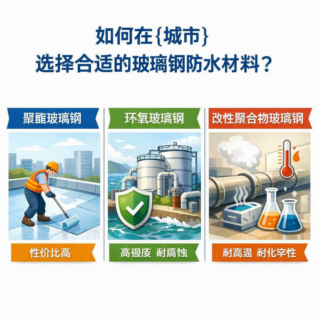 如何在滨州选择合适的玻璃钢防水材料？