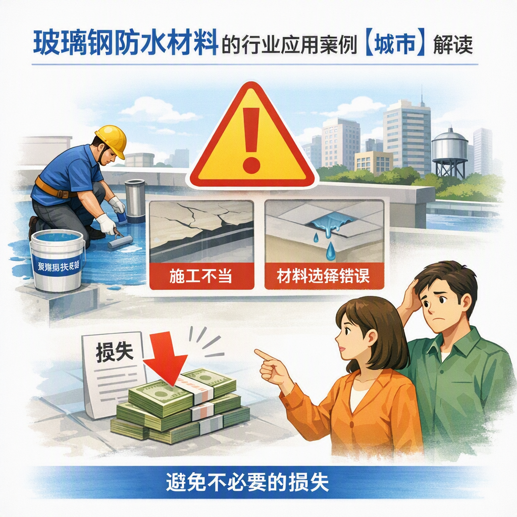 玻璃钢防水材料的行业应用案例，滨州解读